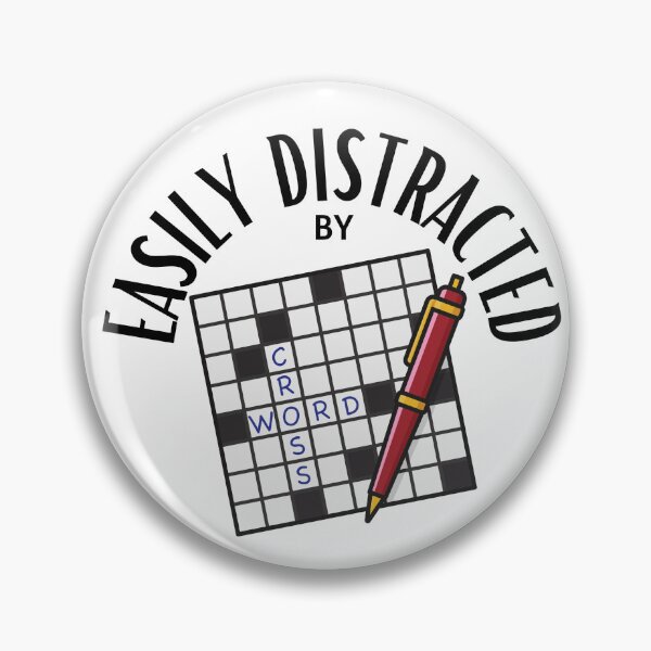Item preview, Easily Distracted by Crosswords designed and sold by Heatheraelawson.