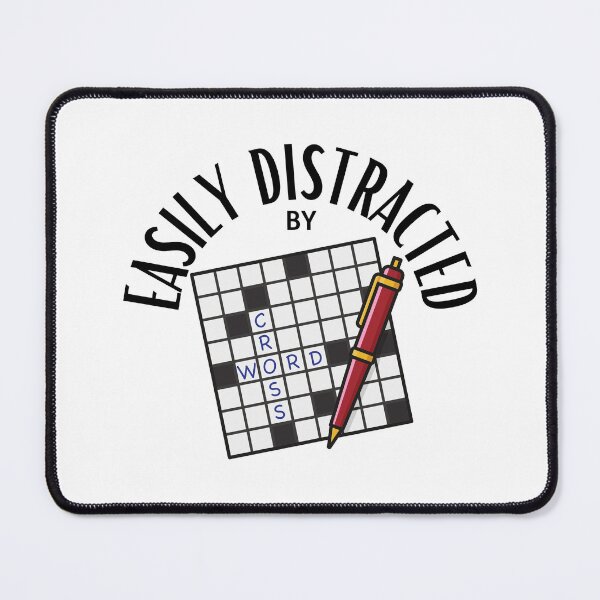 Item preview, Easily Distracted by Crosswords designed and sold by Heatheraelawson.