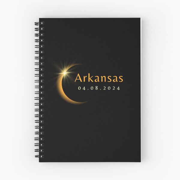 Item preview, 2024 Total Solar Eclipse State Arkansas April 8, 2024 designed and sold by StarByAsem.
