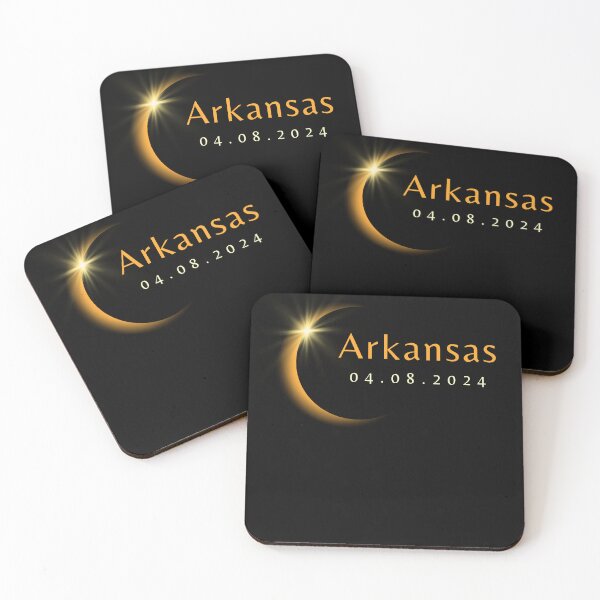 Item preview, 2024 Total Solar Eclipse State Arkansas April 8, 2024 designed and sold by StarByAsem.