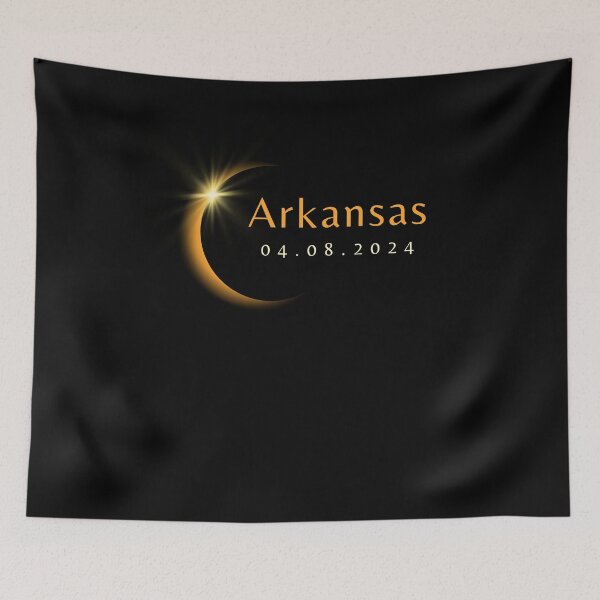 Item preview, 2024 Total Solar Eclipse State Arkansas April 8, 2024 designed and sold by StarByAsem.
