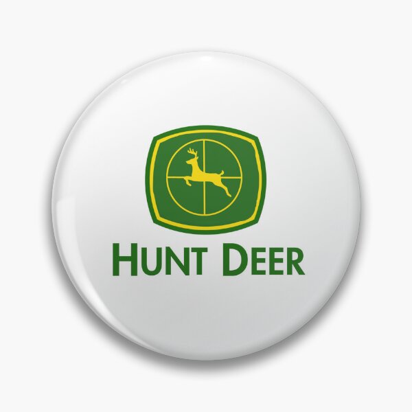 Item preview, Hunt Deer, funny deer hunting emblem designed and sold by RossDillon.