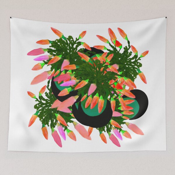 Item preview, Beautiful Christmas Cactus - Beautiful Orange Cactus Photography and Hand-Drawn designed and sold by Victoria Rose.