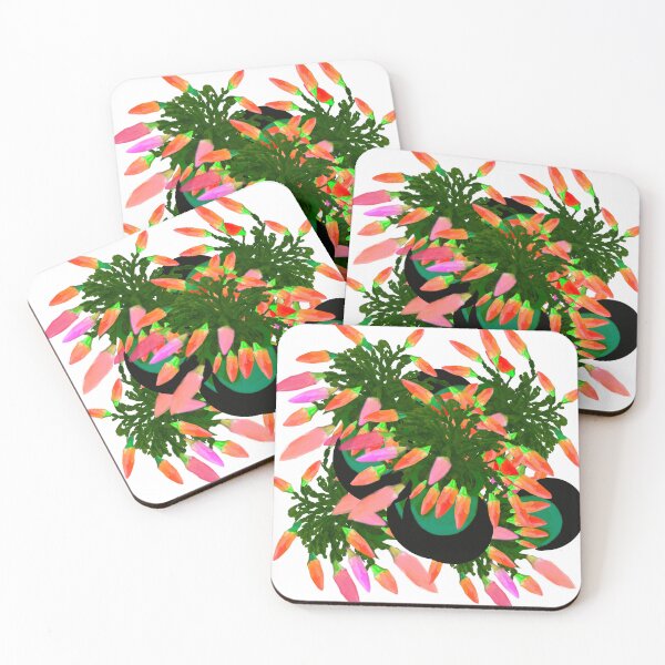 Item preview, Beautiful Christmas Cactus - Beautiful Orange Cactus Photography and Hand-Drawn designed and sold by Victoria Rose.