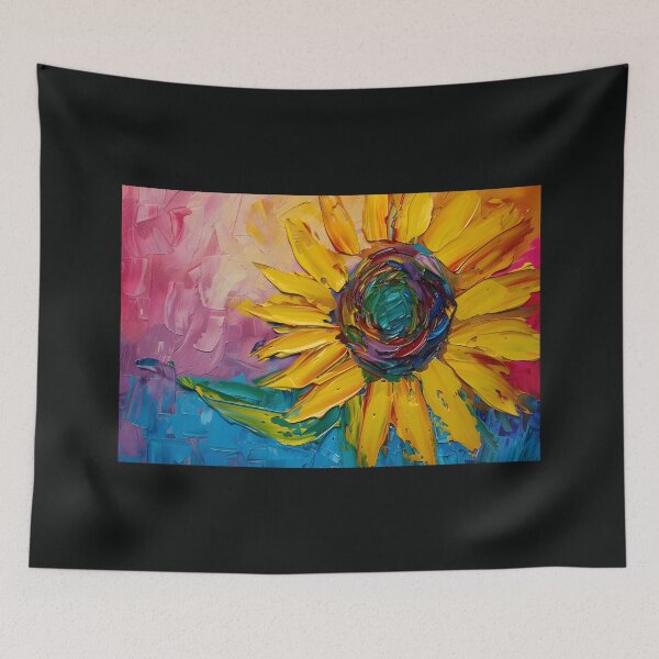 Item preview, Vibrant Interplay - Sunflower's Essence Unleashed in Fauvist and Cubist Splendor designed and sold by OlfactoART Studio.
