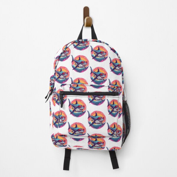 Item preview, Shark in Sunglasses Aloha Retro Hawaii Beach Jawsome  designed and sold by ArtFromBeyond.