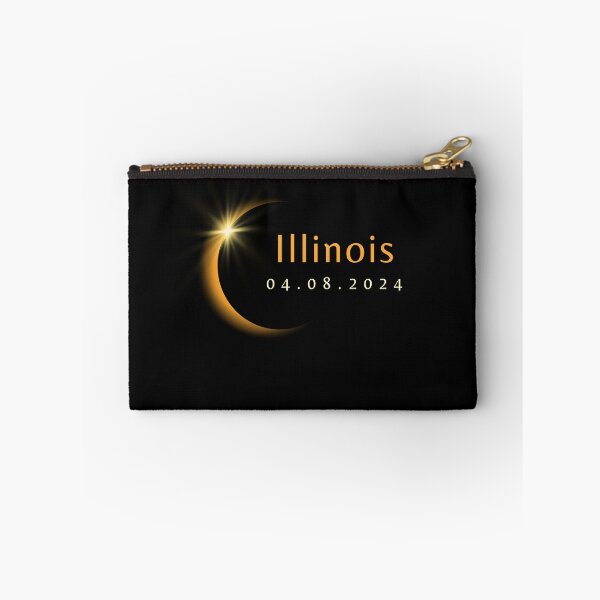 Item preview, 2024 Total Solar Eclipse State Illinois April 8, 2024 designed and sold by StarByAsem.