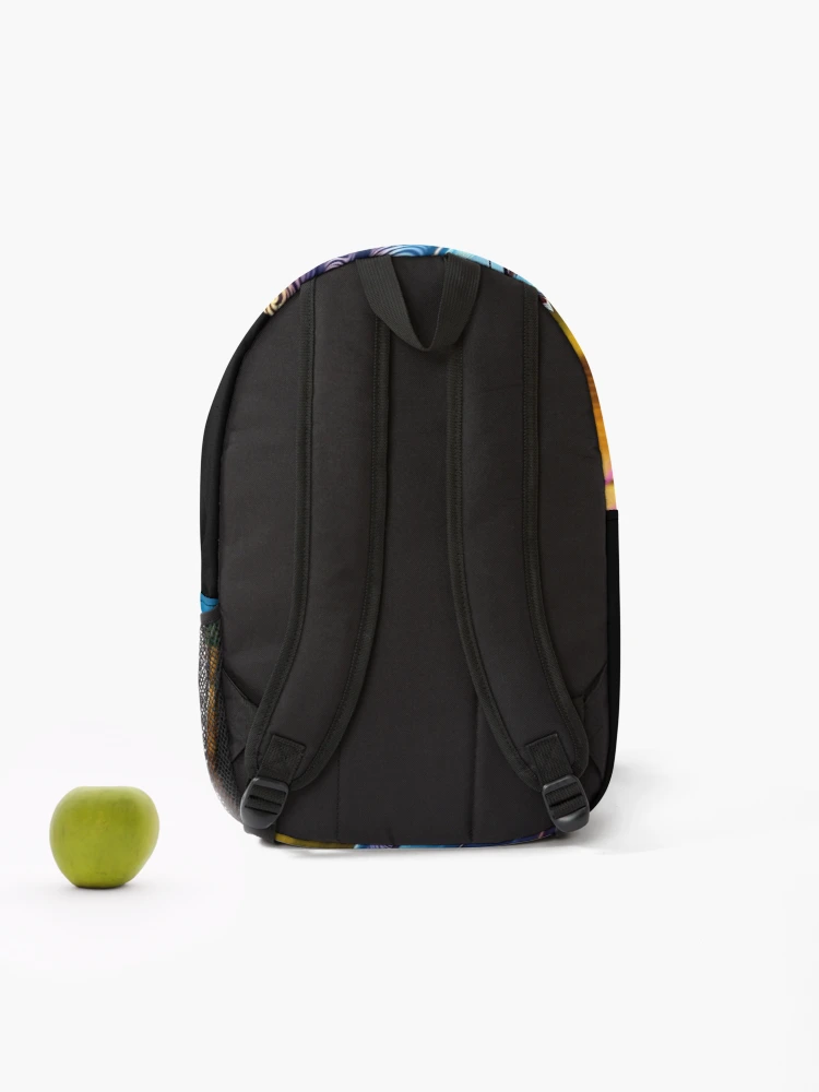 Thumbnail 2 of 3, Backpack, Title: Feline Freedom Ride designed and sold by Sienna Hamilton-Katene.