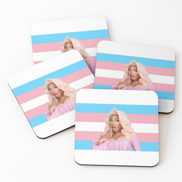 Item preview, trans flag meg thee stallion designed and sold by vigilanteadrian.