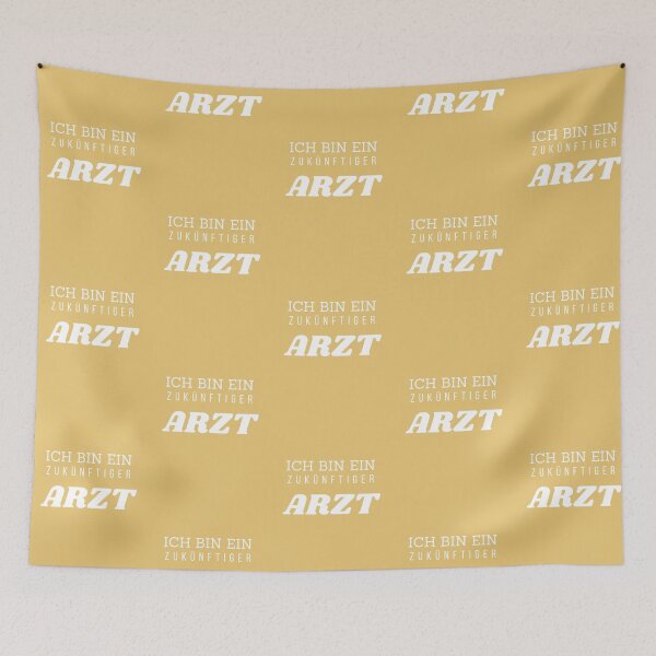 Item preview, Ich bin ein zukünftiger Arzt | Yellow Background designed and sold by RM-Journey.