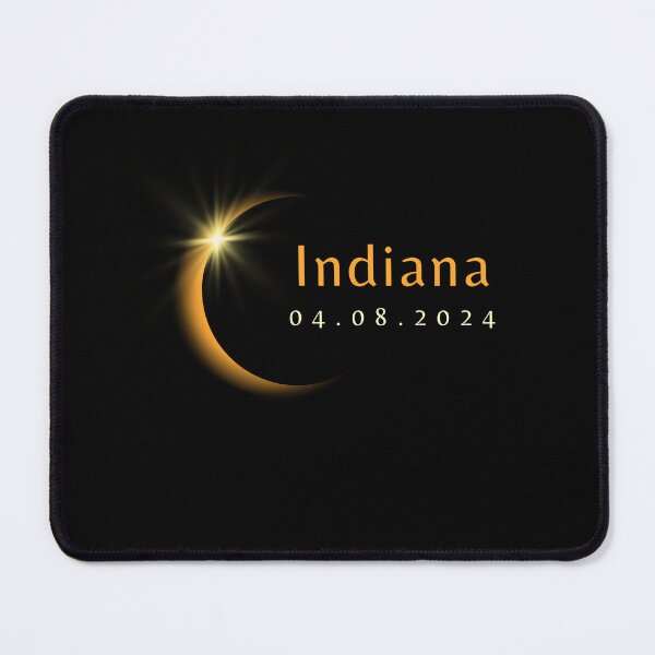 Item preview, 2024 Total Solar Eclipse State Indiana April 8, 2024 designed and sold by StarByAsem.