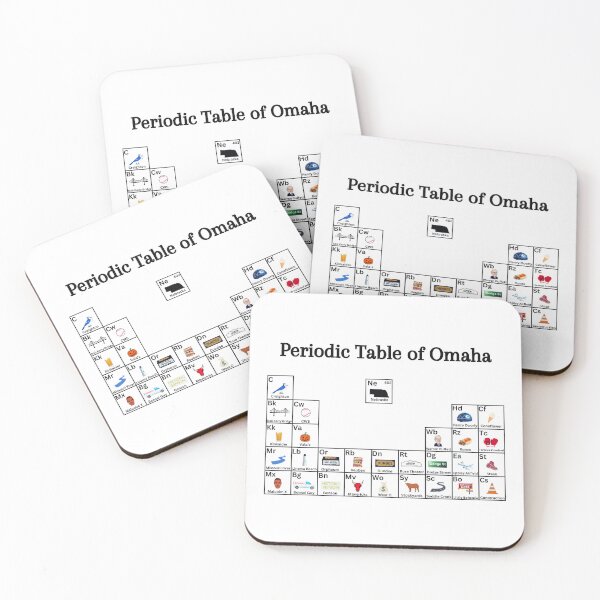 Artikelvorschau, Periodensystem von Omaha, lustiges Omaha-Lokalgeschenk entworfen und verkauft von 2manybrews.