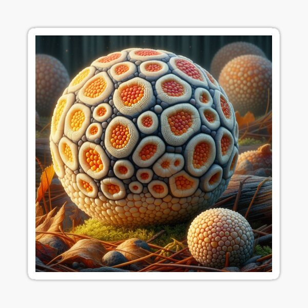 Item preview, Mosaic Puffball designed and sold by ComputerContent.