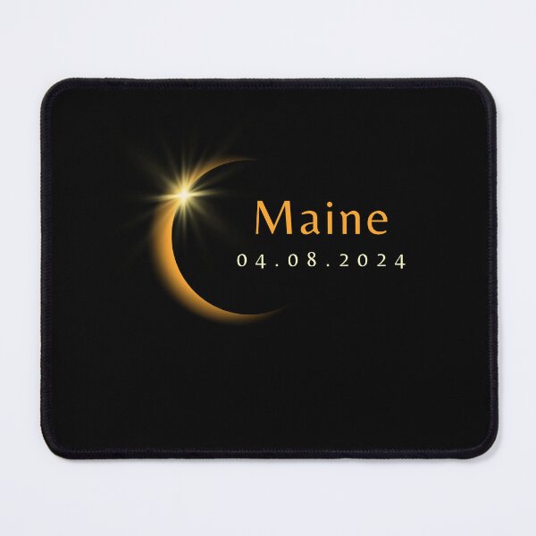 Item preview, 2024 Total Solar Eclipse State Maine April 8, 2024 designed and sold by StarByAsem.