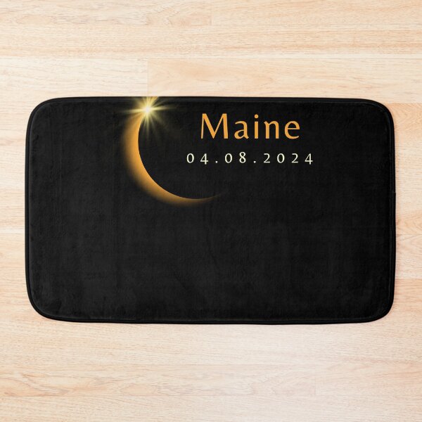 Item preview, 2024 Total Solar Eclipse State Maine April 8, 2024 designed and sold by StarByAsem.