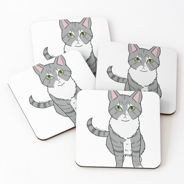 Item preview, Grey Tabby Cat Sitting designed and sold by zeeziez.
