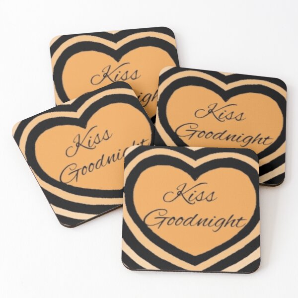 Item preview, Kiss Goodnight Lyrics designed and sold by VioletsforRoses.