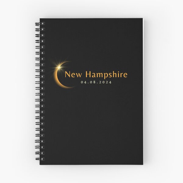 Item preview, Copy of 2024 Total Solar Eclipse State New Hamsphire April 8, 2024 designed and sold by StarByAsem.