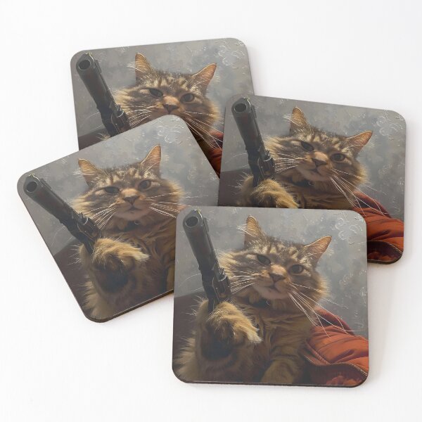 Item preview, Dangerous kitty designed and sold by MetalDinosaur.