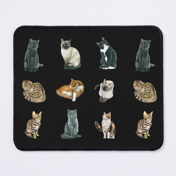 Item preview, Cute Cats Set - Short Hair - Cat Lovers Gift designed and sold by patternjp.