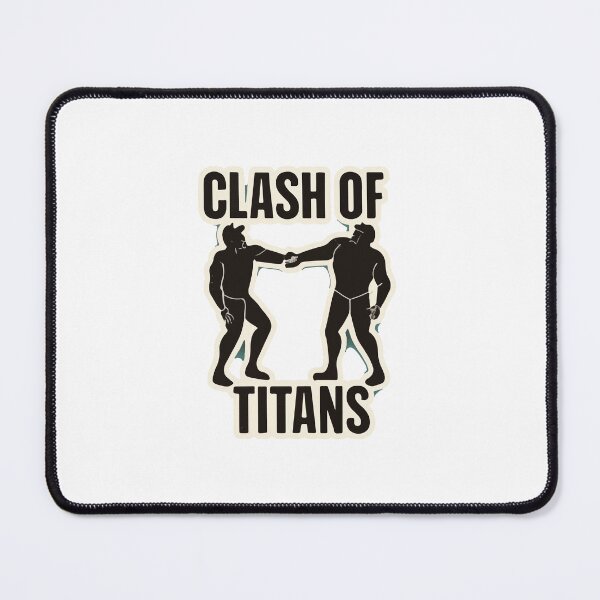 Item preview, Clash of Titans - Wrestling Silhouette designed and sold by NiftyWrx.