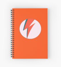 David Bowie Red Spiral Notebook