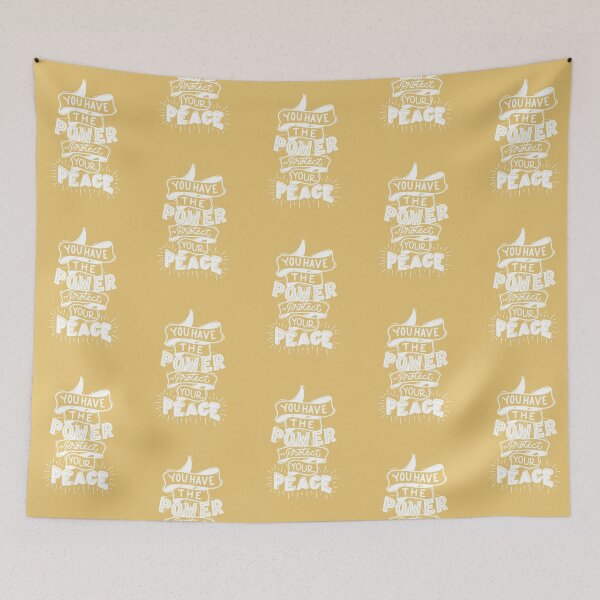 Item preview, Du bist wunderbar - Nur gute Schwingungen | Yellow Background designed and sold by RM-Journey.