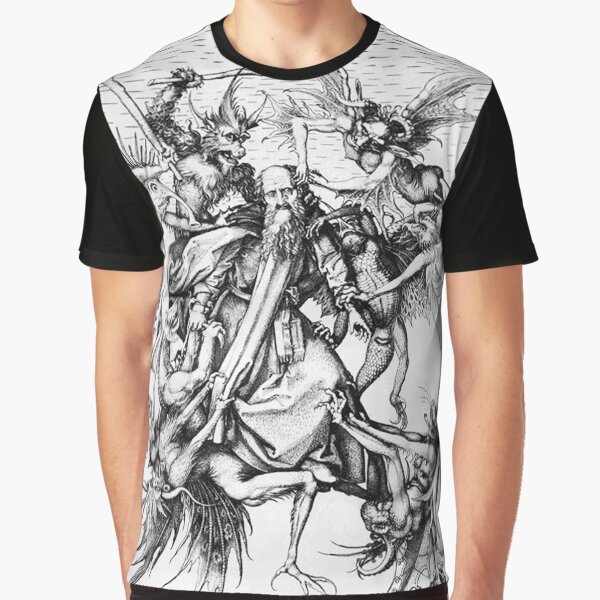 Artikel-Vorschau von HD. Die Versuchung des heiligen Antonius (1475) von Martin Schongauer, designt und verkauft von MINDTHECHERRY.