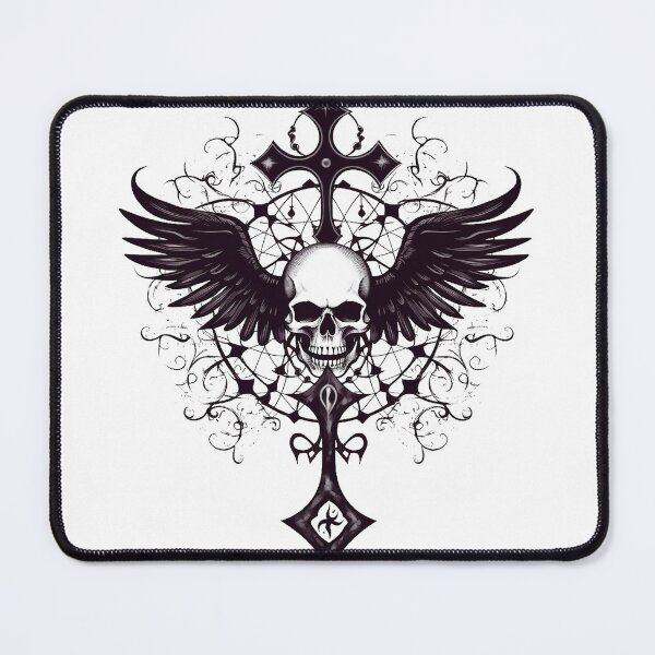 Item preview, Of the Occult And Gothic. Skull Art. designed and sold by Lucy Goosy Art.
