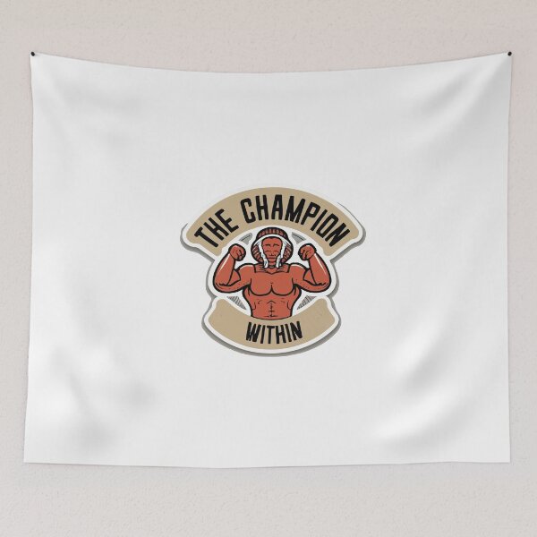 Item preview, The Champion Within - Wrestler's Victory Pose designed and sold by NiftyWrx.