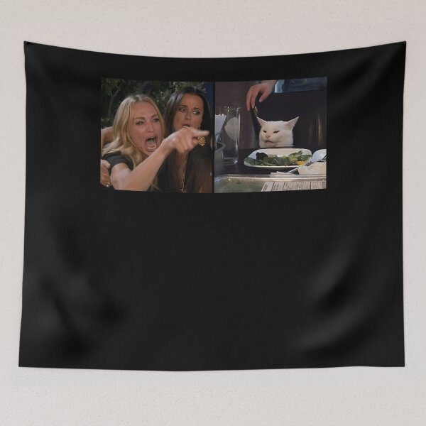 Item preview, Woman Yelling At Cat Meme designed and sold by CandaceLevi.