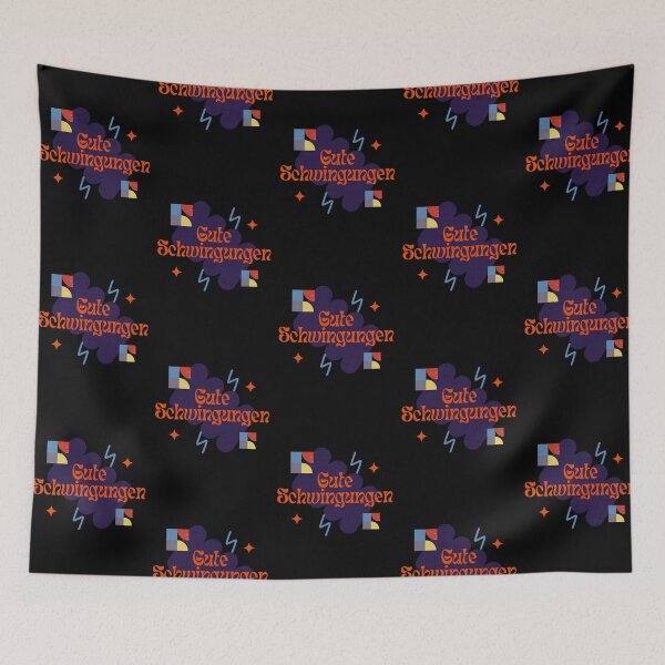Item preview, Gute Schwingungen | Black Background designed and sold by RM-Journey.