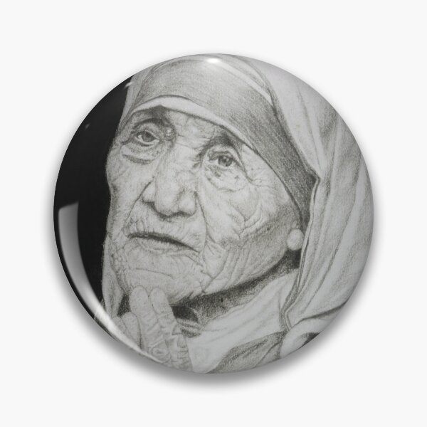 Item preview, Mother Teresa - B&W designed and sold by Anjuna Sainath.