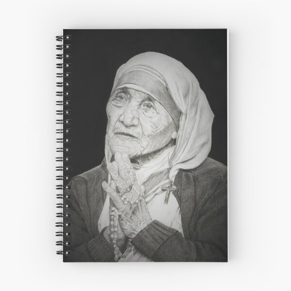 Item preview, Mother Teresa - B&W designed and sold by Anjuna Sainath.