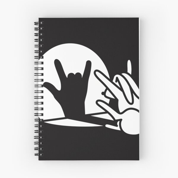 Item preview,  Funny Rabbit Shadow Hand Cartoon Rock Music Metal designed and sold by GerardCama.