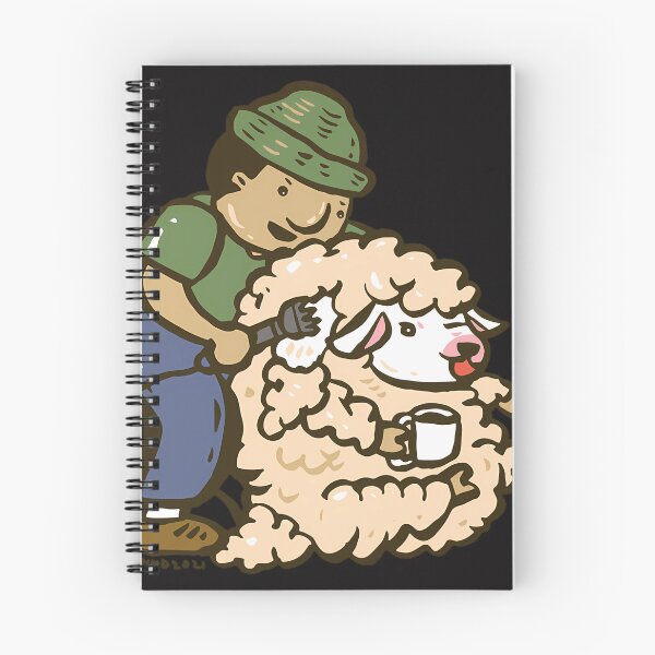 Item preview, Sheep Shearing Cartoon designed and sold by GerardCama.