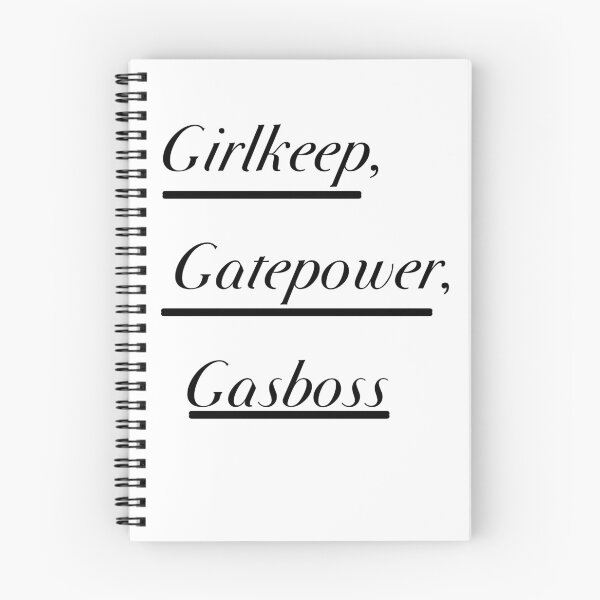 Item preview, Girlkeep, Gatepower, Gasboss In Black designed and sold by PushOfPride.
