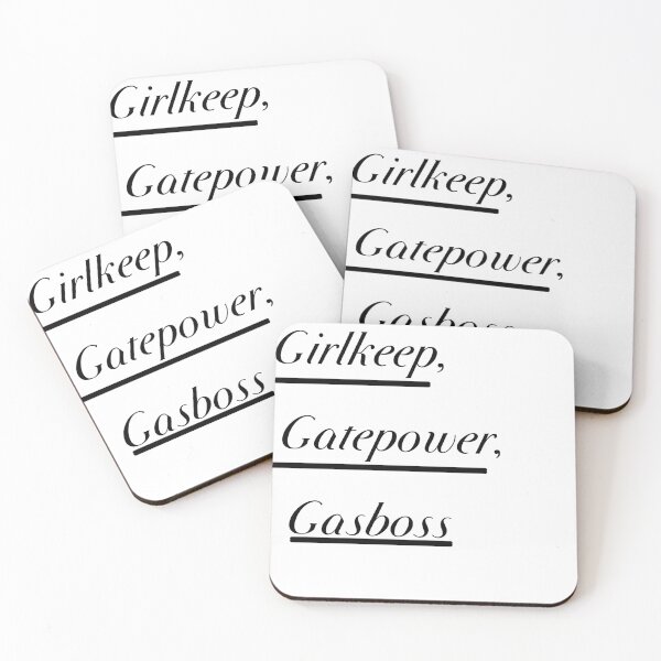 Item preview, Girlkeep, Gatepower, Gasboss In Black designed and sold by PushOfPride.