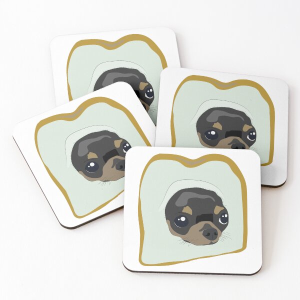 Item preview, chihuahua in bread designed and sold by JessicaMarinez.