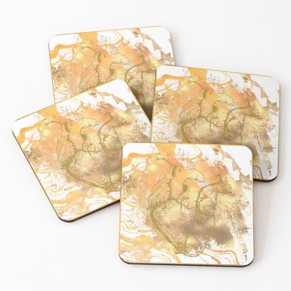 Item preview, heart of gold Sticker designed and sold by jckali.