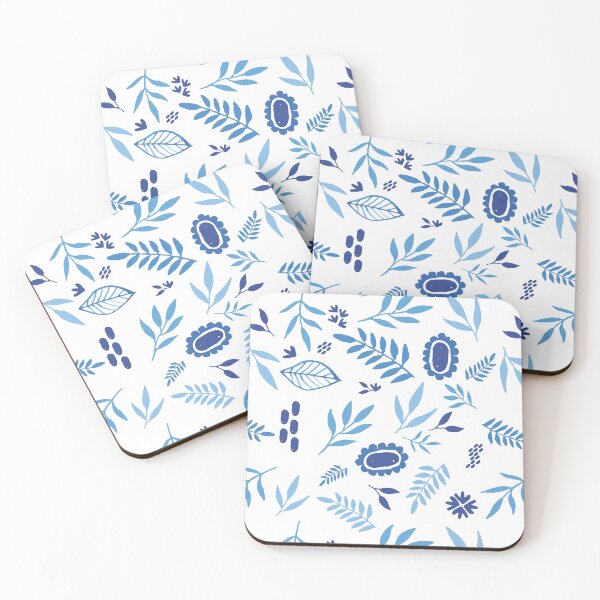 Item preview, blue foliage  designed and sold by Sarah Rudge.
