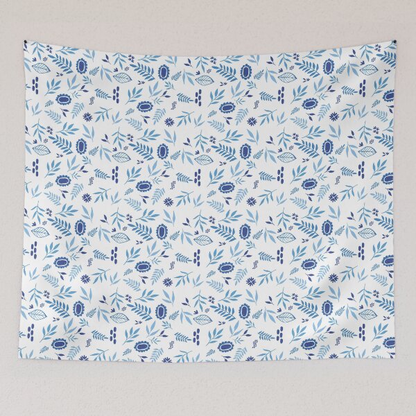 Item preview, blue foliage  designed and sold by Sarah Rudge.