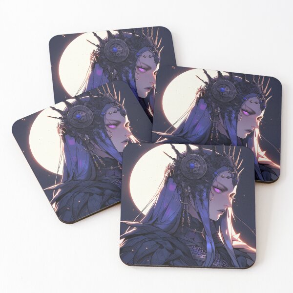 Item preview, Nocturnal Amethyst Enigma Anime Girl designed and sold by bubblegoth.