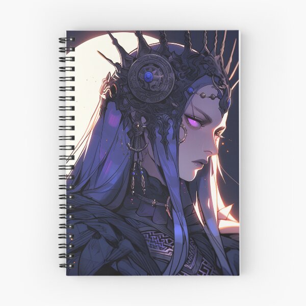 Item preview, Nocturnal Amethyst Enigma Anime Girl designed and sold by bubblegoth.