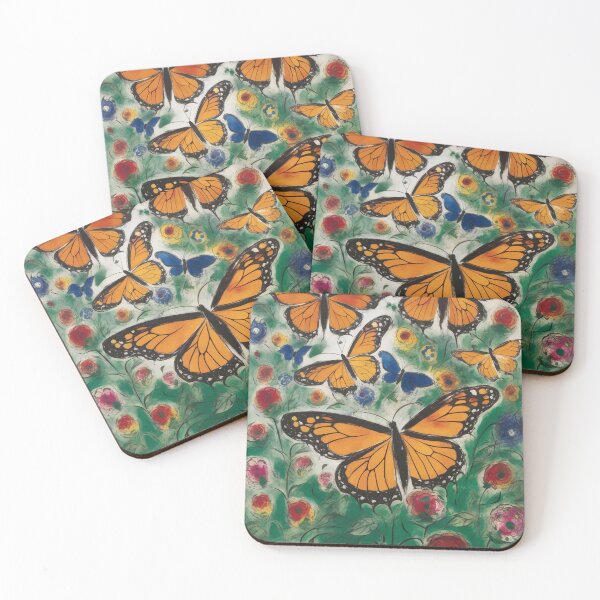 Item preview, Mariposas Monarca Pintura Inspirada en Marc Chagall designed and sold by retrographics.