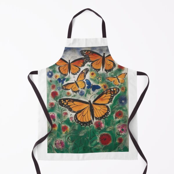 Item preview, Mariposas Monarca Pintura Inspirada en Marc Chagall designed and sold by retrographics.