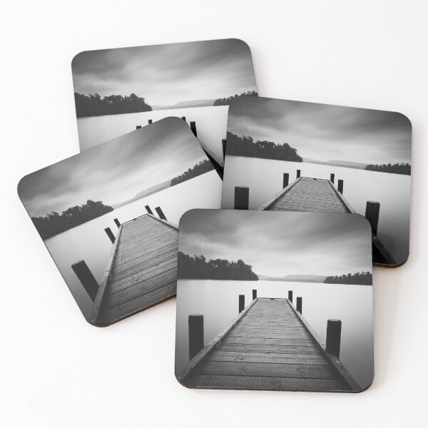 Item preview, Lake Mapourika Jetty #2 Mono designed and sold by Jan Fijolek.