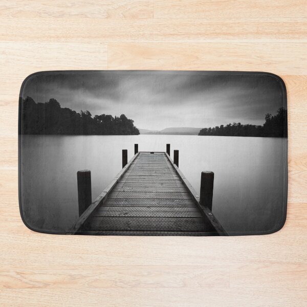 Item preview, Lake Mapourika Jetty #2 Mono designed and sold by Jan Fijolek.