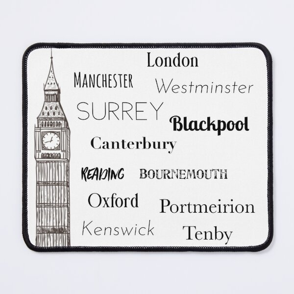 Item preview, English Towns designed and sold by FunandWhimsy.