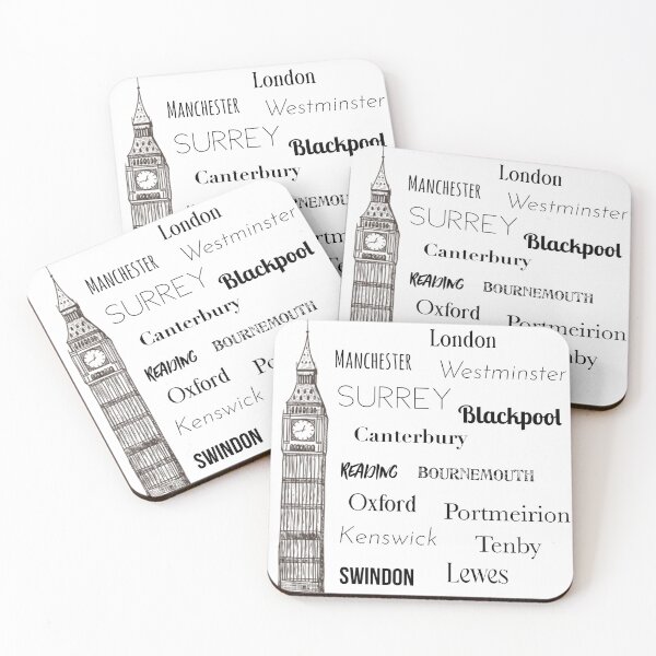 Item preview, English Towns designed and sold by FunandWhimsy.